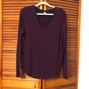 Long Sleeve Striped Shirt